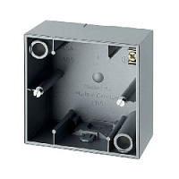 Коробка для наружного монтажа 1 местная, алюминиевый, матовый, 10419939 Berker, серии S.1