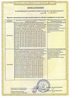 Сертификат производителя