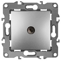 Дизайнерская розетка TV, алюминий, Б0014707 Эра, одиночная, серия 12