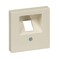 Центральная плата розетки RJ-11 или R-J45, бежевый, MTN296244 Schneider Electric, серия Merten System M