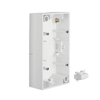 Коробка для наружного монтажа 2 местная, полярная белизна, глянцевый, 10428989 Berker, серии S.1