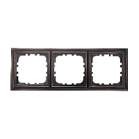 Дизайнерская рамка 3 местная, бронза, 894316-1 LK Studio, серия LK80 Classic
