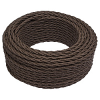 Витой провод электрический 3*1.5 коричневый 20 метров JTW.731.TM02.020 Jantera
