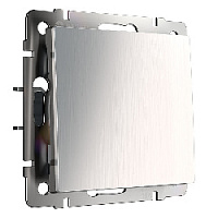 Дизайнерский выключатель, глянцевый никель, W1110002 Werkel, одноклавишный