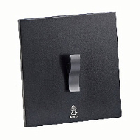 Дизайнерский выключатель / звонок Aura Черный уголь, BABDBT Bonze