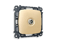 Комплект механизма TV розетки оконечной 50-870 MHz 1dB, шампань, MO613010 Ambrella Volt