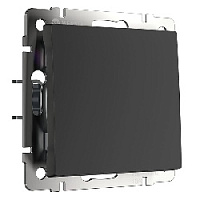 Дизайнерская кнопка звонка, черный матовый, W1114508 Werkel, одноклавишный