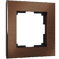 Дизайнерская рамка 1 местная, коричневый алюминий, W0011714 Werkel