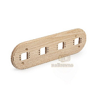 Четверная накладка на плоскость, ясень, R4-0 naBrevno, серия Ретро