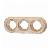 Рамка на бревно D240 мм. 3 местная, натурэль, BFC24-630-10 BIRONI