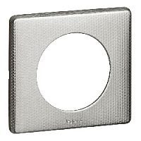 Дизайнерская рамка 1 местная, сильвер пунктум, 068721 Legrand, серия Celiane