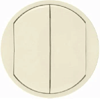 Двойная клавиша выключателя, слоновая кость, 066201 Legrand, серия Celiane