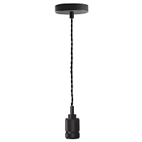 Лофт светильник подвесной с кольцом 058-216 черный матовый SUN-LUMEN