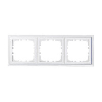 Дизайнерская рамка 2 местная, белый, 894204-1 LK Studio, серия LK80 Classic