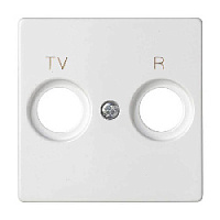 Накладка для розетки R-TV, белый, 82053-30 Simon, серия 82
