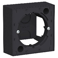 Подъемная коробка для наружного монтажа 1 местная, карбон, ATN001000 Schneider Electric, серия Atlas Design