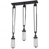 Лофт светильник подвесной, черный, LSP-9628 Lussole