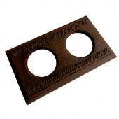 Рамка 2 местная винтаж BF4-620-183 BIRONI (ручная резьба)