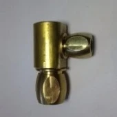 Уголок для труб D40 L50, латунь, УГ-40 ГусевЪ