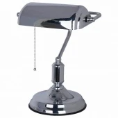 Лофт светильник настольный Banker, хром, A2494LT-1CC Arte Lamp