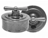 Ретро выключатель, алюминий, 12113Р-100 ГусевЪ, одноклавишный проходной