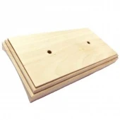 Подложка 2 местная на оцилиндрованное бревно D240, без отделки, ЭСБ002-240КВ Interior Electric