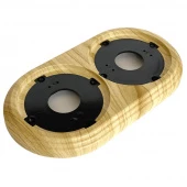 Рамка 2 местная, сосна, GE30702-11 МезонинЪ, серия Усадьба