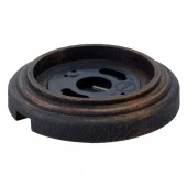 Рамка деревянная 1 местная, овал, состаренный черный, RD-01025 Retrika