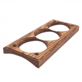 Накладка на бревно 240 мм. 3 местная, ясень в масле, СММ3-240 DecoWood