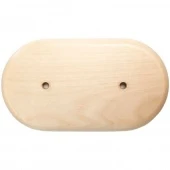 Подложка 2 местная Basic, овал, бук натуральный БС0012-80 Interior Electric