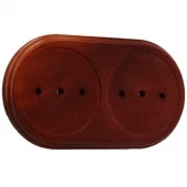 Подложка 2 местная ГР, дуб темный, Interior Electric