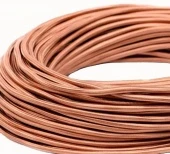 Ретро кабель круглый электрический (50м) 2*1.5, медный шелк, серия Loft, Interior Electric