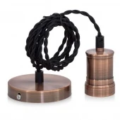 Лофт светильник подвесной с кольцом RETRO-1, красная медь, 058-346 SUN-LUMEN