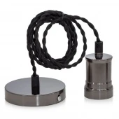 Лофт светильник подвесной с кольцом RETRO-1, графит, 058-339 SUN-LUMEN