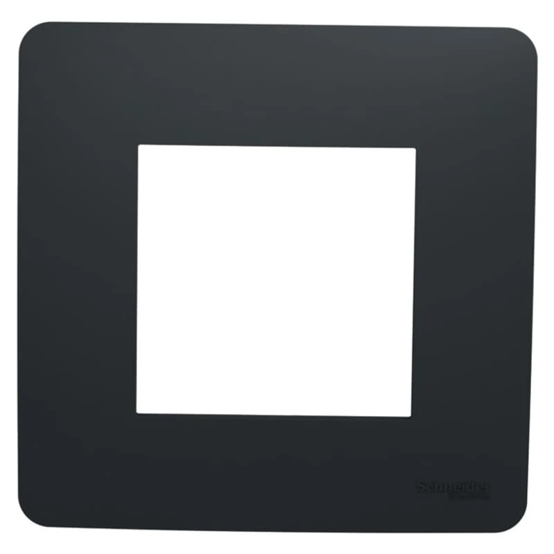 Дизайнерская рамка 1 местная, антрацит, NU200254 Schneider Electric, серия Unica Studio Дизайнерская рамка 1 местная, антрацит, NU200254 Schneider Electric, серия Unica Studio