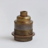 Патрон для ретро лампы с кольцом 76/1-ETH состаренная латунь S. Lilley & Son