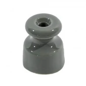 Кабельный изолятор керамический, серый, Interior Electric