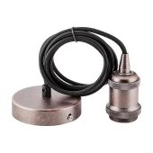 Лофт светильник подвесной с кольцом #003, бронза красная микс, 056-618 SUN-LUMEN