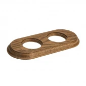 Рамка 2 местная овал дуб зеленый С22ДЗ Salvador