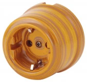 Ретро розетка с заземляющим контактом, Имперадор, 080-408 (KM) SUN-LUMEN