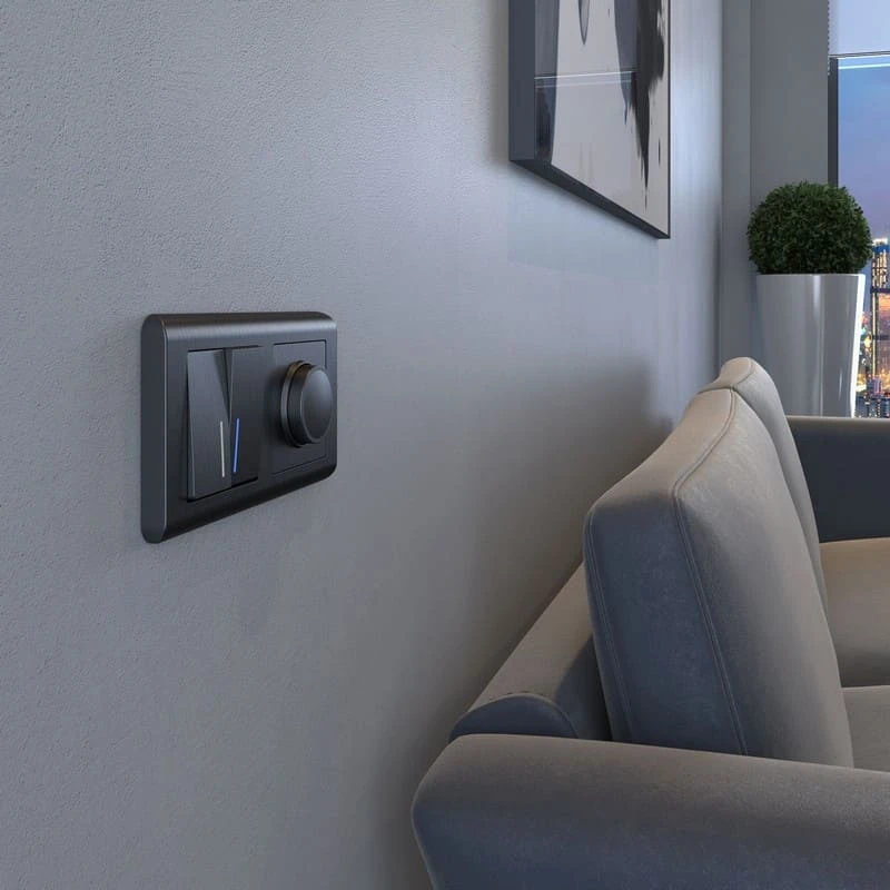 Дизайнерская рамка 2 местная, графит, поликарбонат, W0022104 Werkel Дизайнерская рамка 2 местная, графит, поликарбонат, W0022104 Werkel