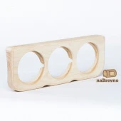 Тройная накладка на бревно D180 мм., дуб, S+3-180-D naBrevno, серия Salvador+