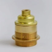 Патрон для ретро лампы с кольцом 76/1-ET латунь S. Lilley & Son