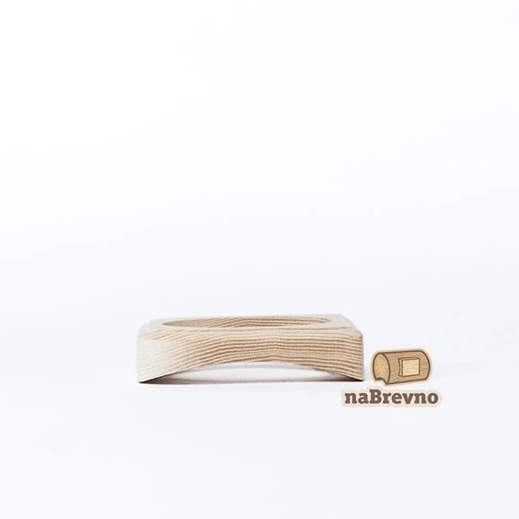 Одиночная накладка на бревно D300 мм., ясень, S+1-300 naBrevno, серия Salvador+ Одиночная накладка на бревно D300 мм., ясень, S+1-300 naBrevno, серия Salvador+