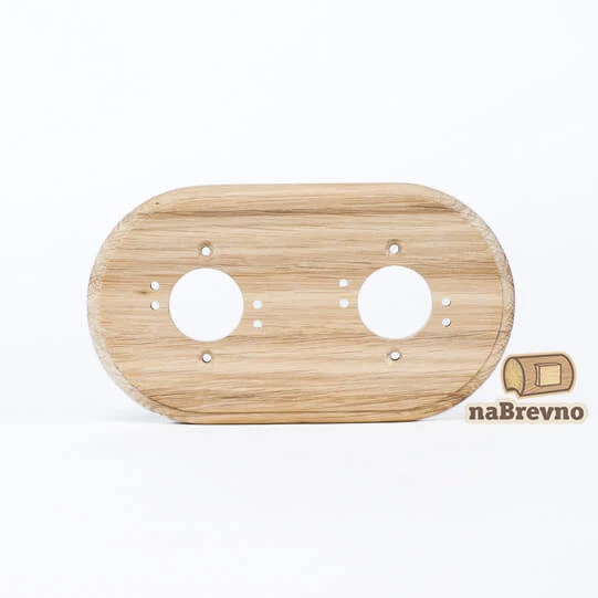 Двойная накладка на бревно D220 мм., дуб, R2-220-D naBrevno, серия Ретро Двойная накладка на бревно D220 мм., дуб, R2-220-D naBrevno, серия Ретро