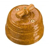 Ретро выключатель Art-giallo GE70401-43 (KM) ТМ МезонинЪ двухклавишный