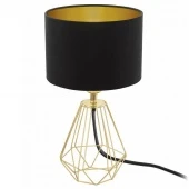 Лофт светильник настольный Carlton 2, латунь, 95788 Eglo