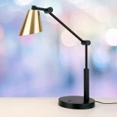 Настольная лампа в стиле лофт Fabula сатинированное золото (TL70100) ЕВРОСВЕТ