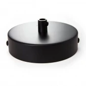 Потолочная база, круглая на 1, черный, 090-087 SUN-LUMEN