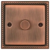 Ретро выключатель Colossal Античный муар, CME2021-2-400-AC T&J Electric диммер проходной